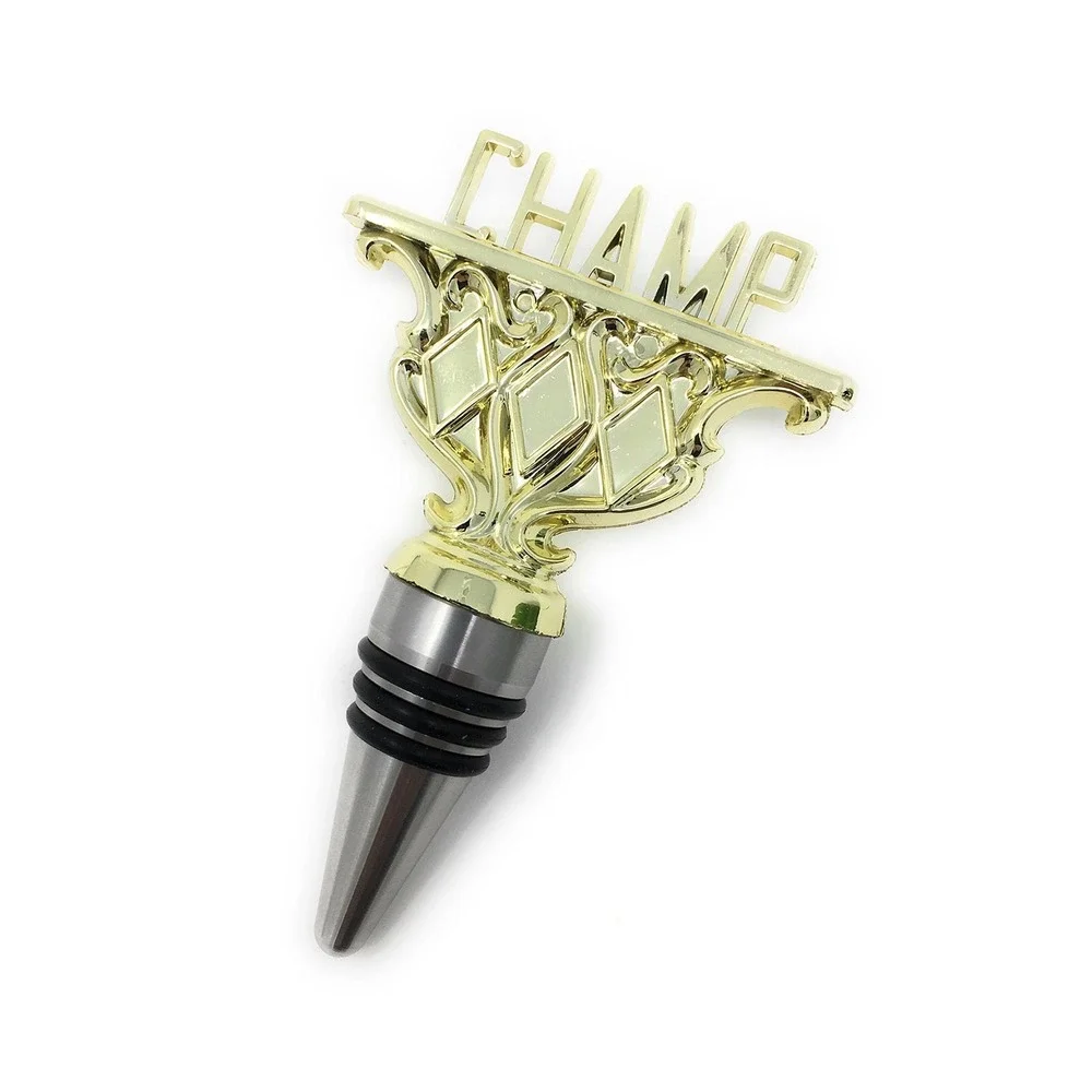 Handmade Bottle Stopper made from Repurposed Champ Trophy